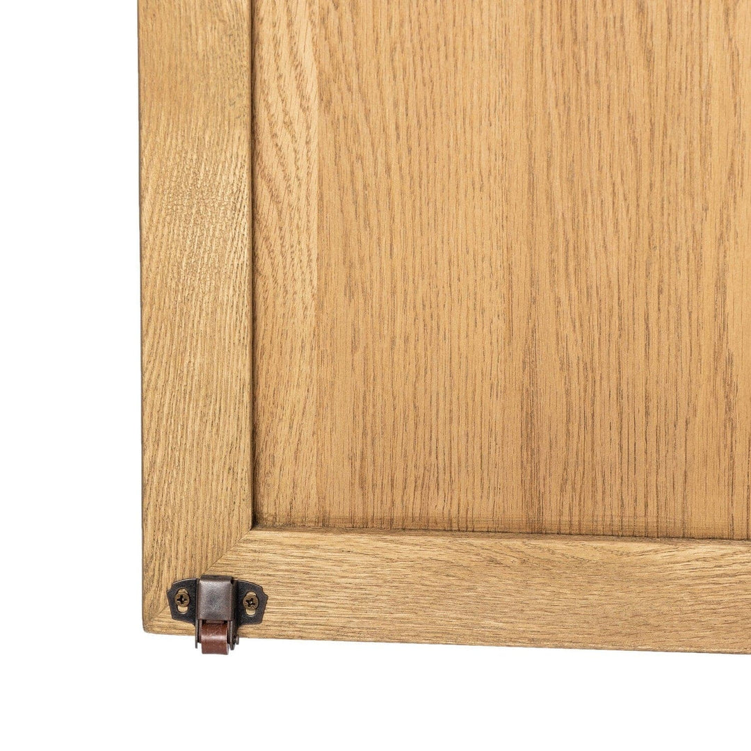 Harper Bar Cabinet - Drifted Oak Solid