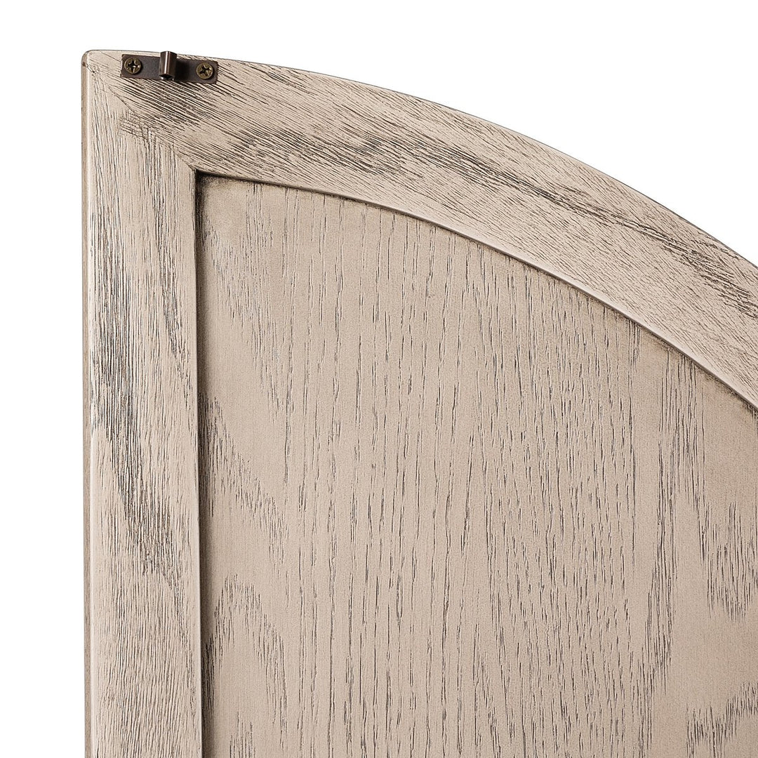 Noble Bar Cabinet - Rustic White Veneer