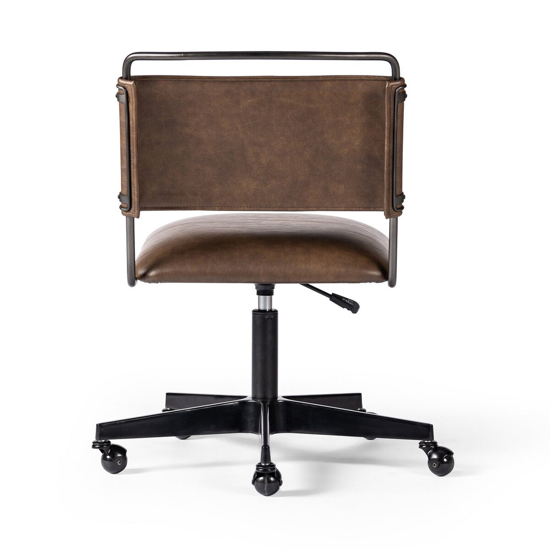 Roosevelt Desk Chair - Distressed Brown