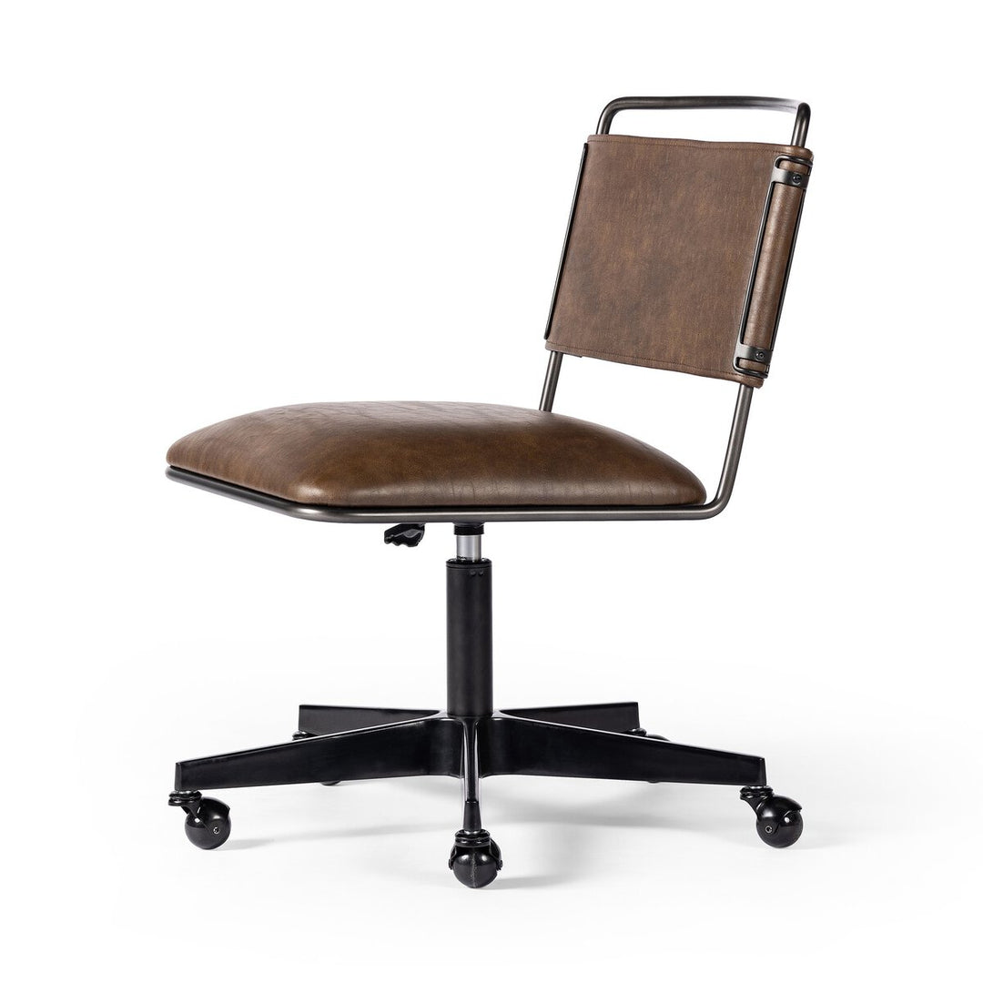 Roosevelt Desk Chair - Distressed Brown