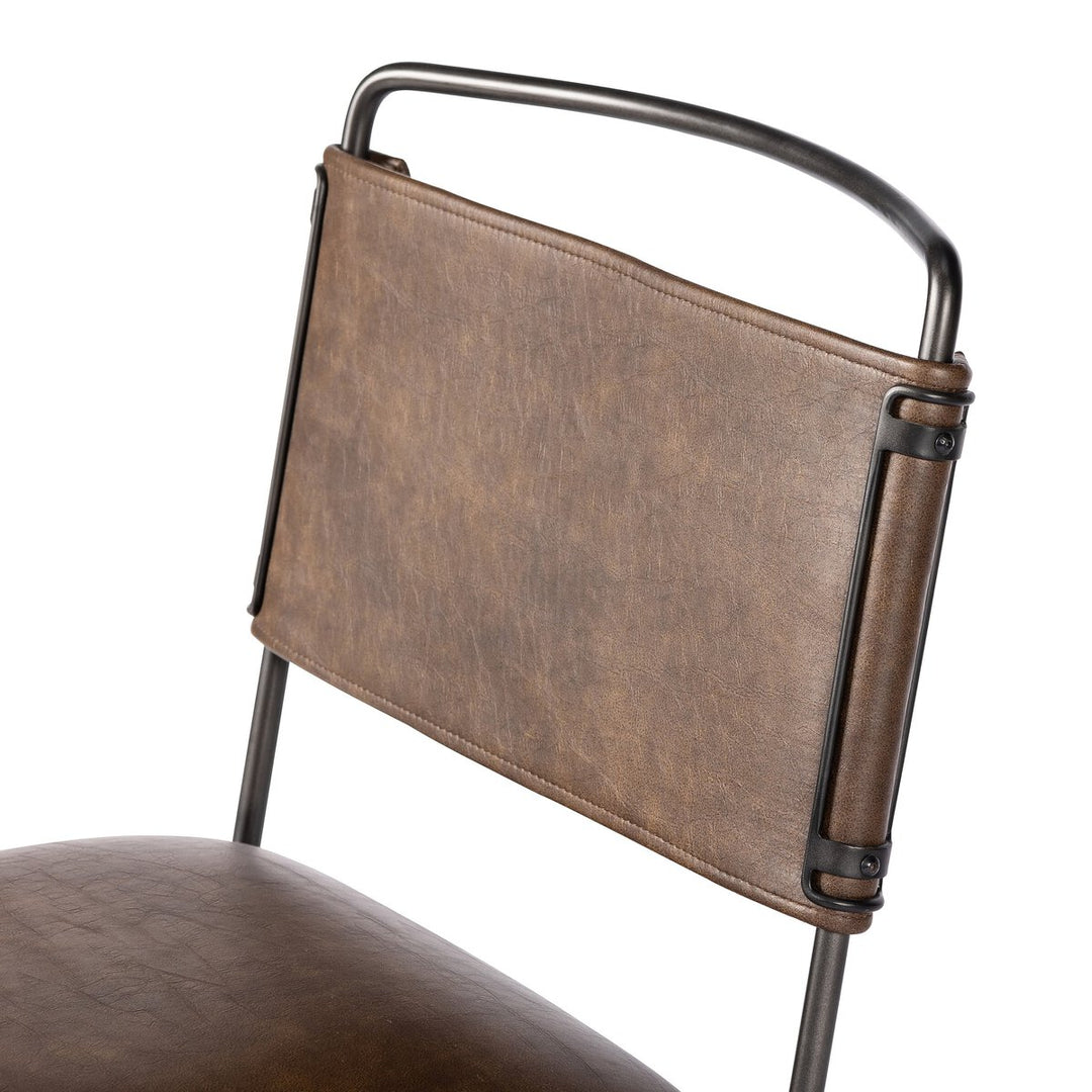 Roosevelt Desk Chair - Distressed Brown