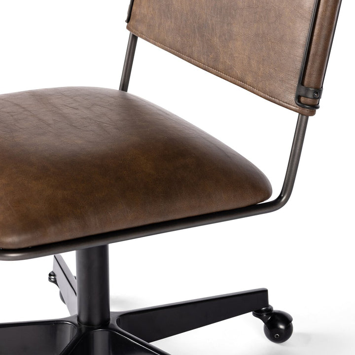 Roosevelt Desk Chair - Distressed Brown