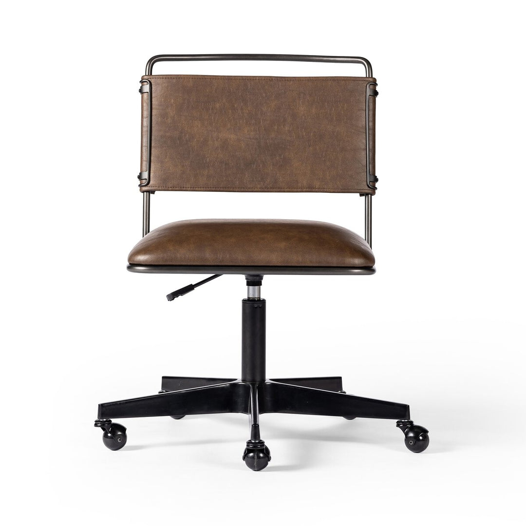 Roosevelt Desk Chair - Distressed Brown