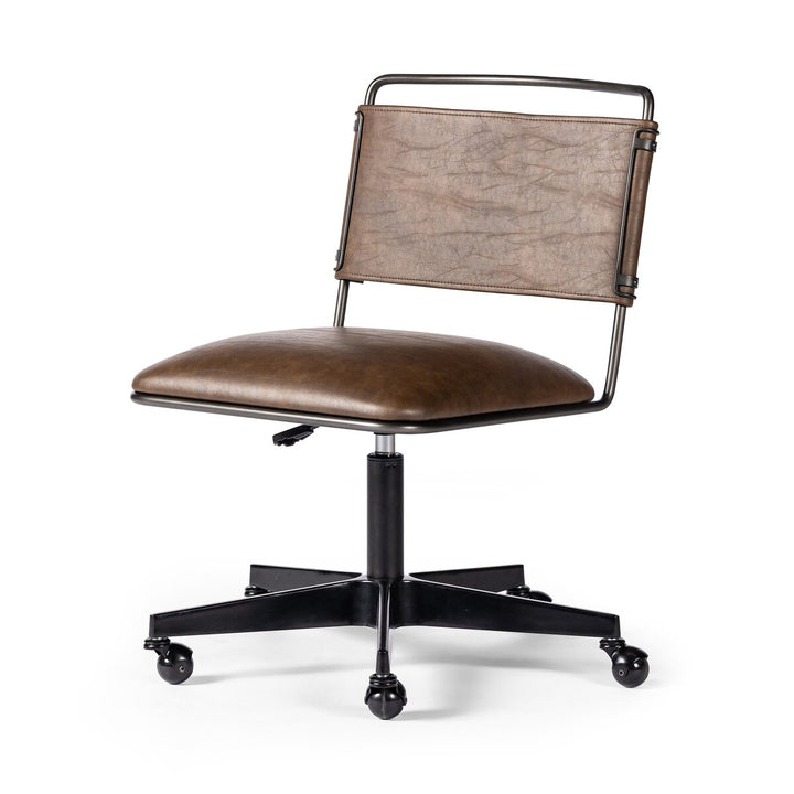 Roosevelt Desk Chair - Distressed Brown