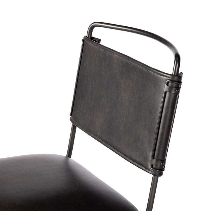 Roosevelt Desk Chair - Distressed Black