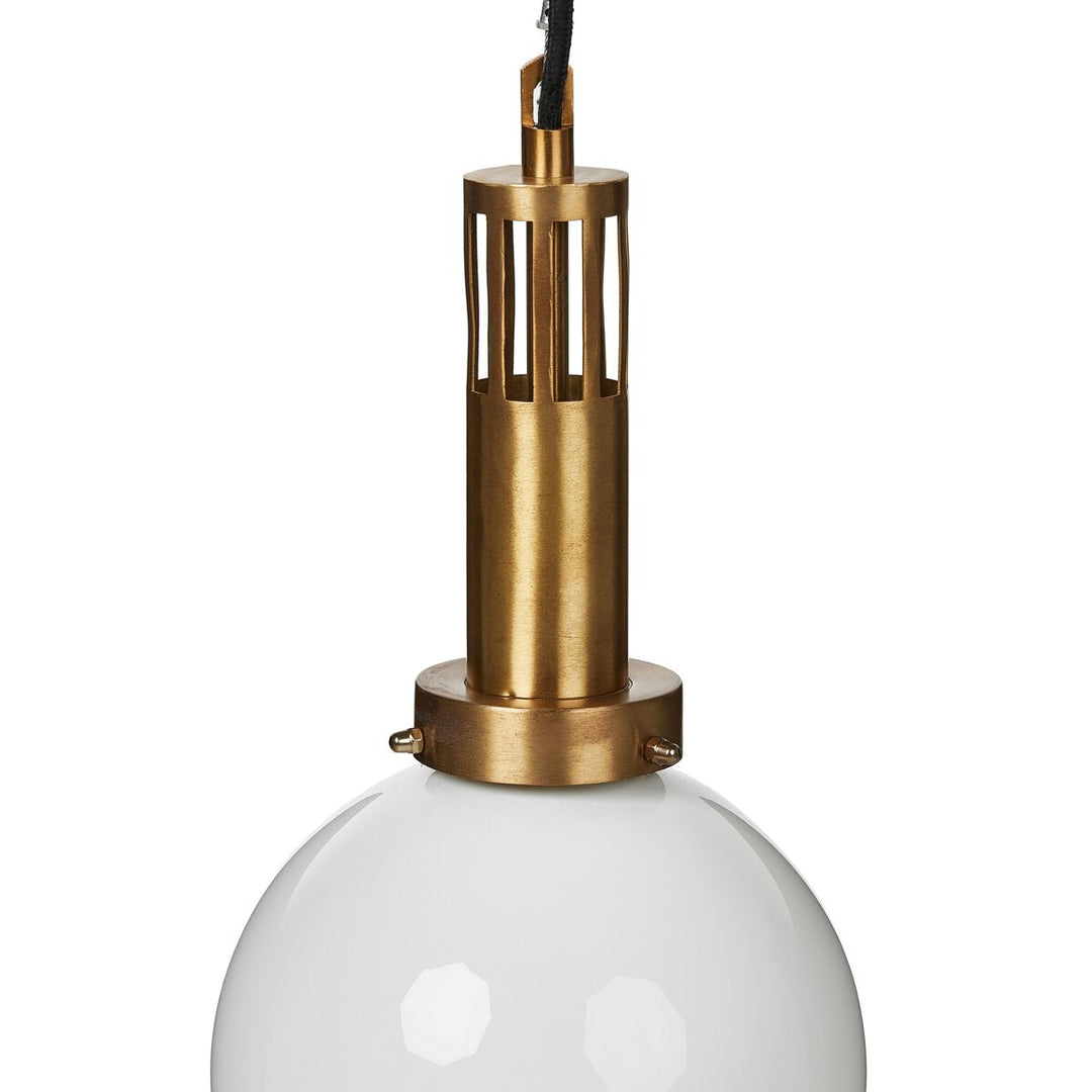 Prescott Globe Pendant - Brushed Brass