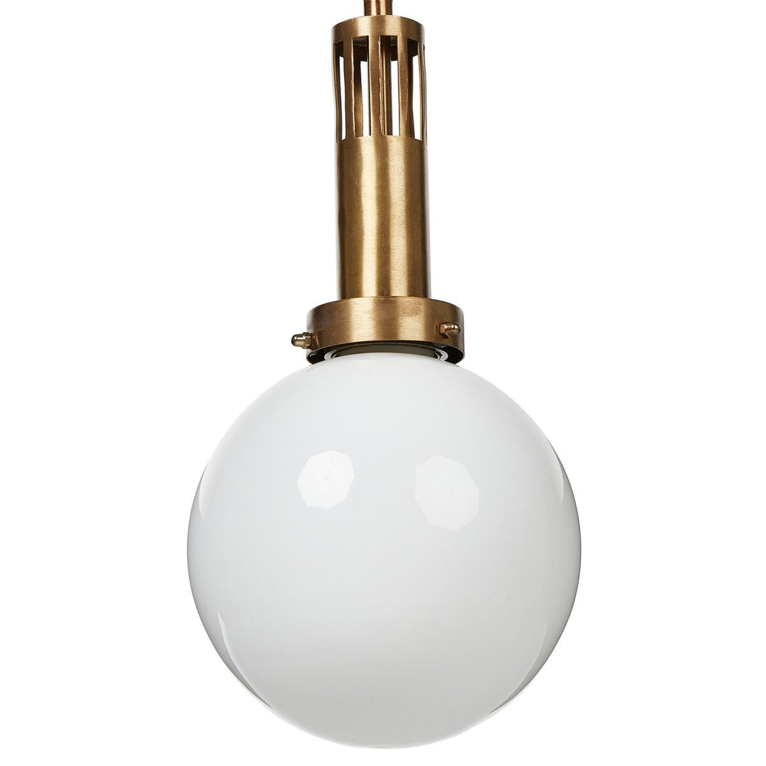 Prescott Globe Pendant - Brushed Brass