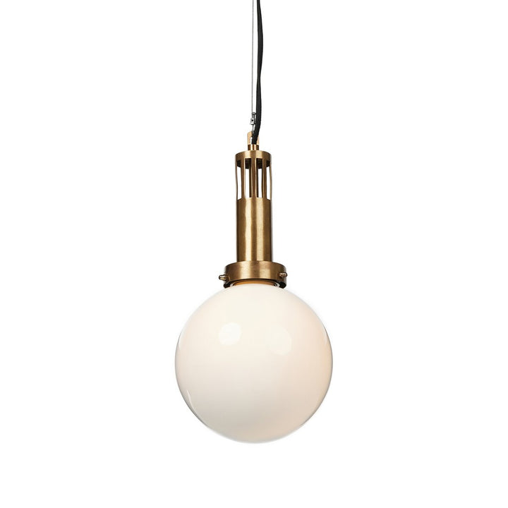 Prescott Globe Pendant - Brushed Brass