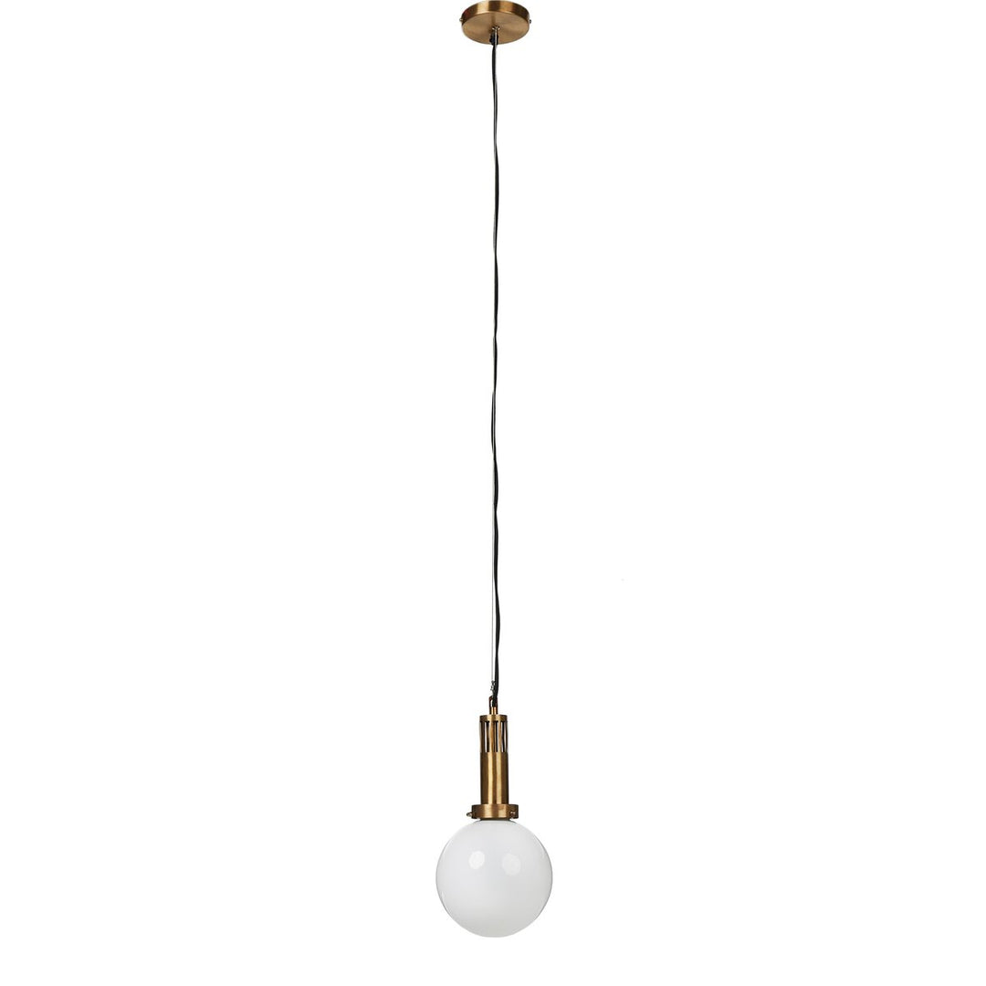 Prescott Globe Pendant - Brushed Brass