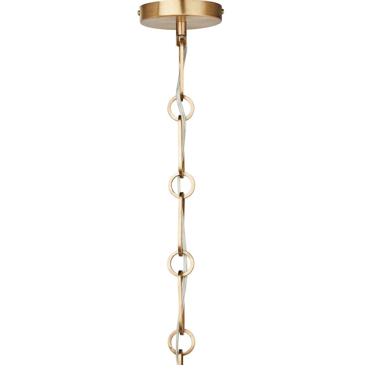 Reynolds Tapered Pendant - Cast Brushed Brass