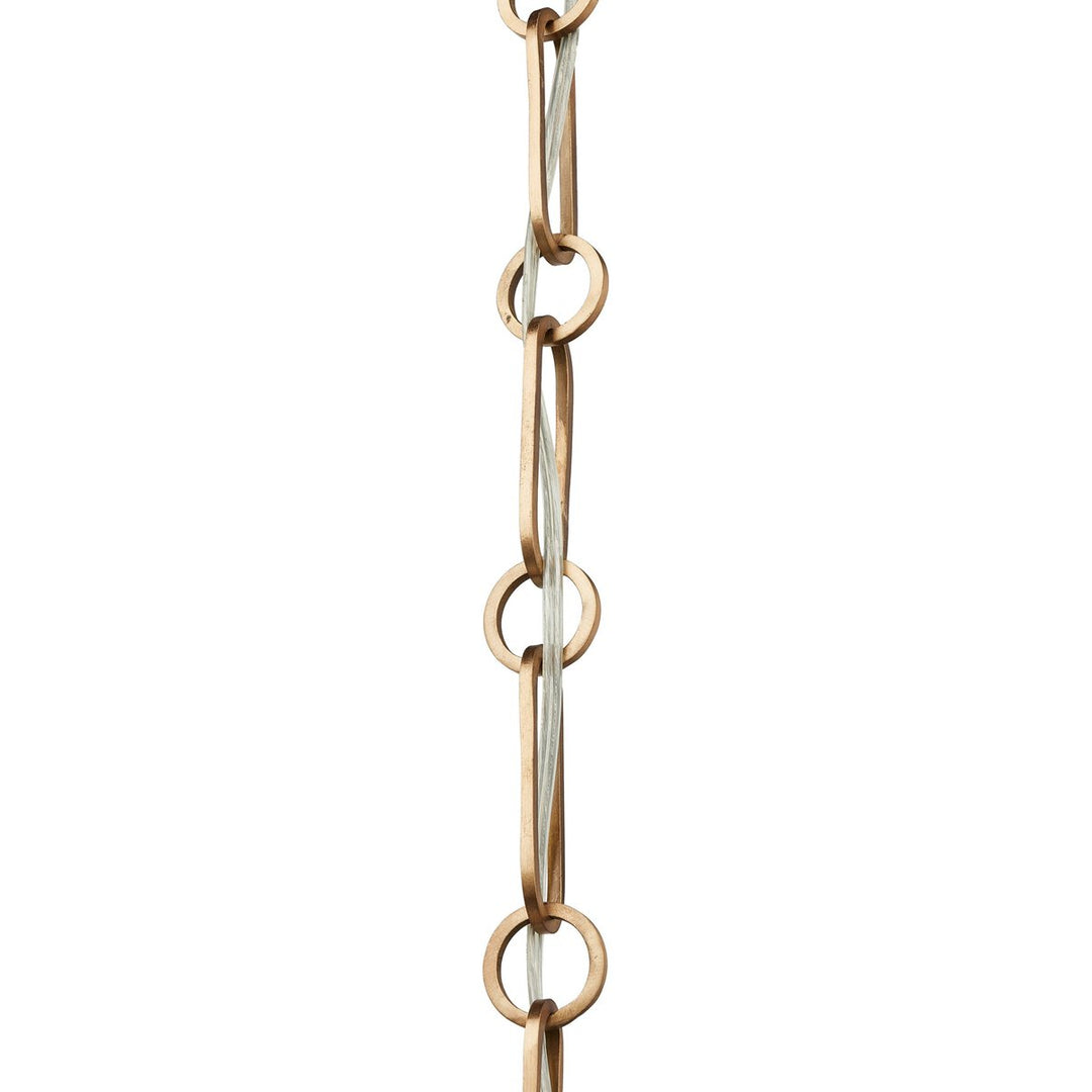 Reynolds Tapered Pendant - Cast Brushed Brass