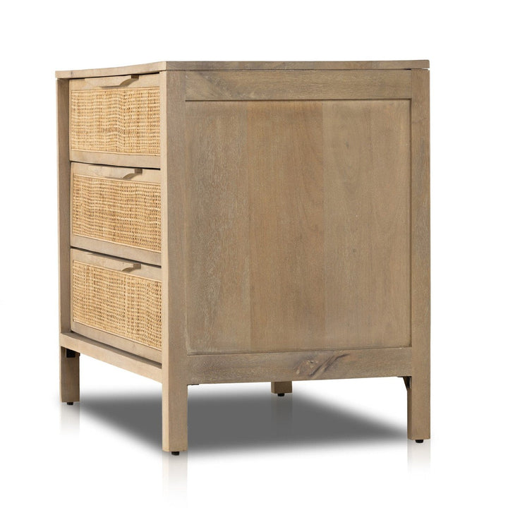 Preston Large Nightstand - Natural Mango