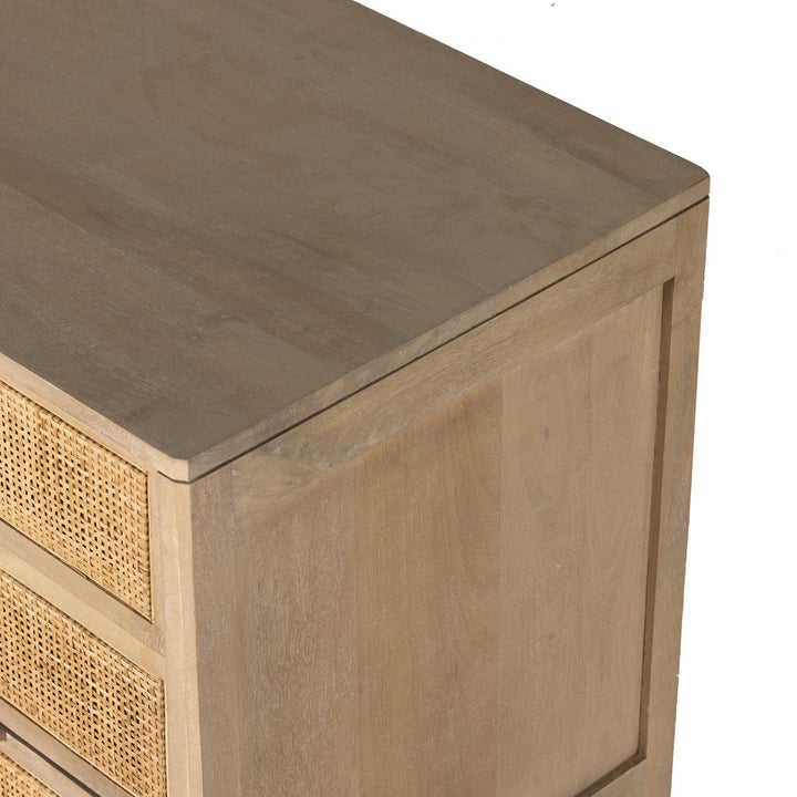 Preston Large Nightstand - Natural Mango