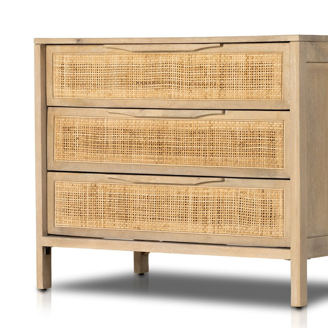 Preston Large Nightstand - Natural Mango