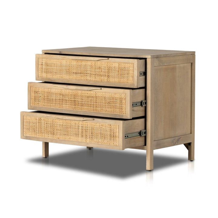 Preston Large Nightstand - Natural Mango