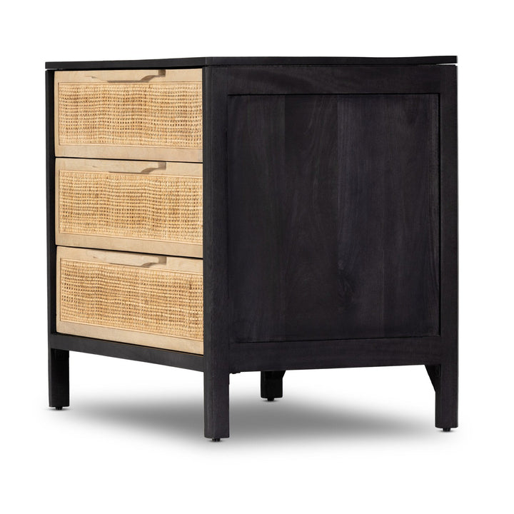 Preston Large Nightstand - Black Wash