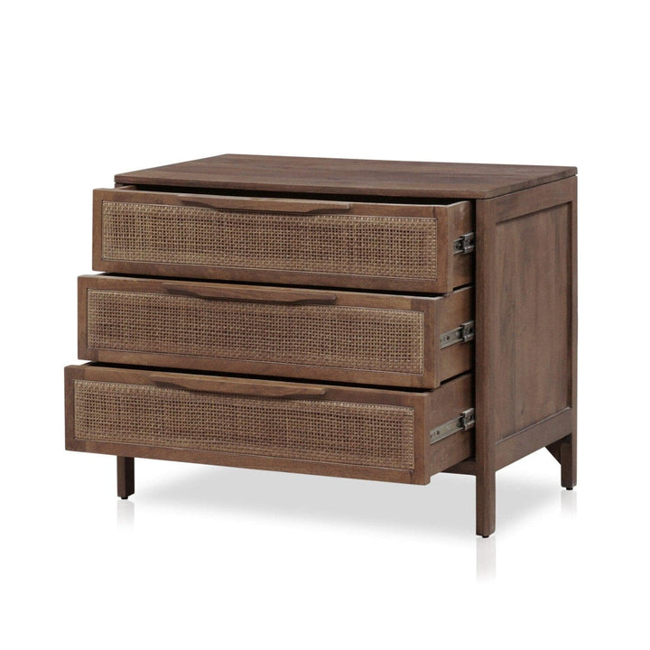 Preston Large Nightstand - Brown Wash