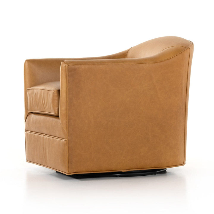 Sawyer Swivel Chair - Osorno Camel