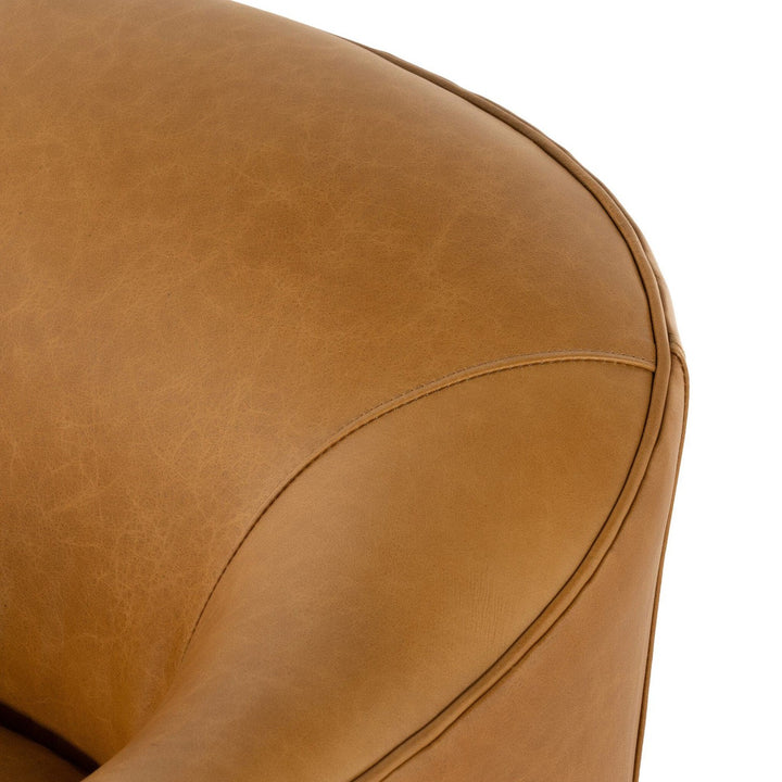 Sawyer Swivel Chair - Osorno Camel