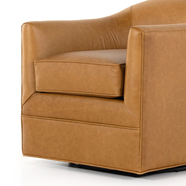 Sawyer Swivel Chair - Osorno Camel