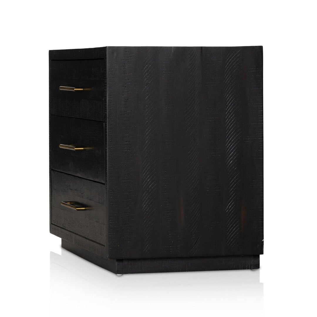 Emerson Large Nightstand - Burnished Black