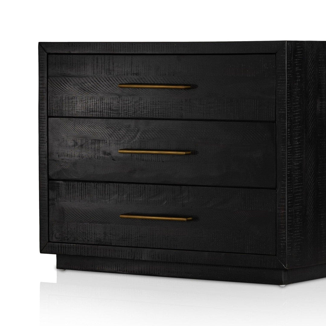 Emerson Large Nightstand - Burnished Black