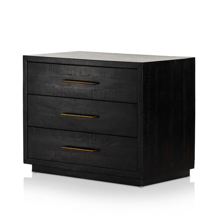 Emerson Large Nightstand - Burnished Black