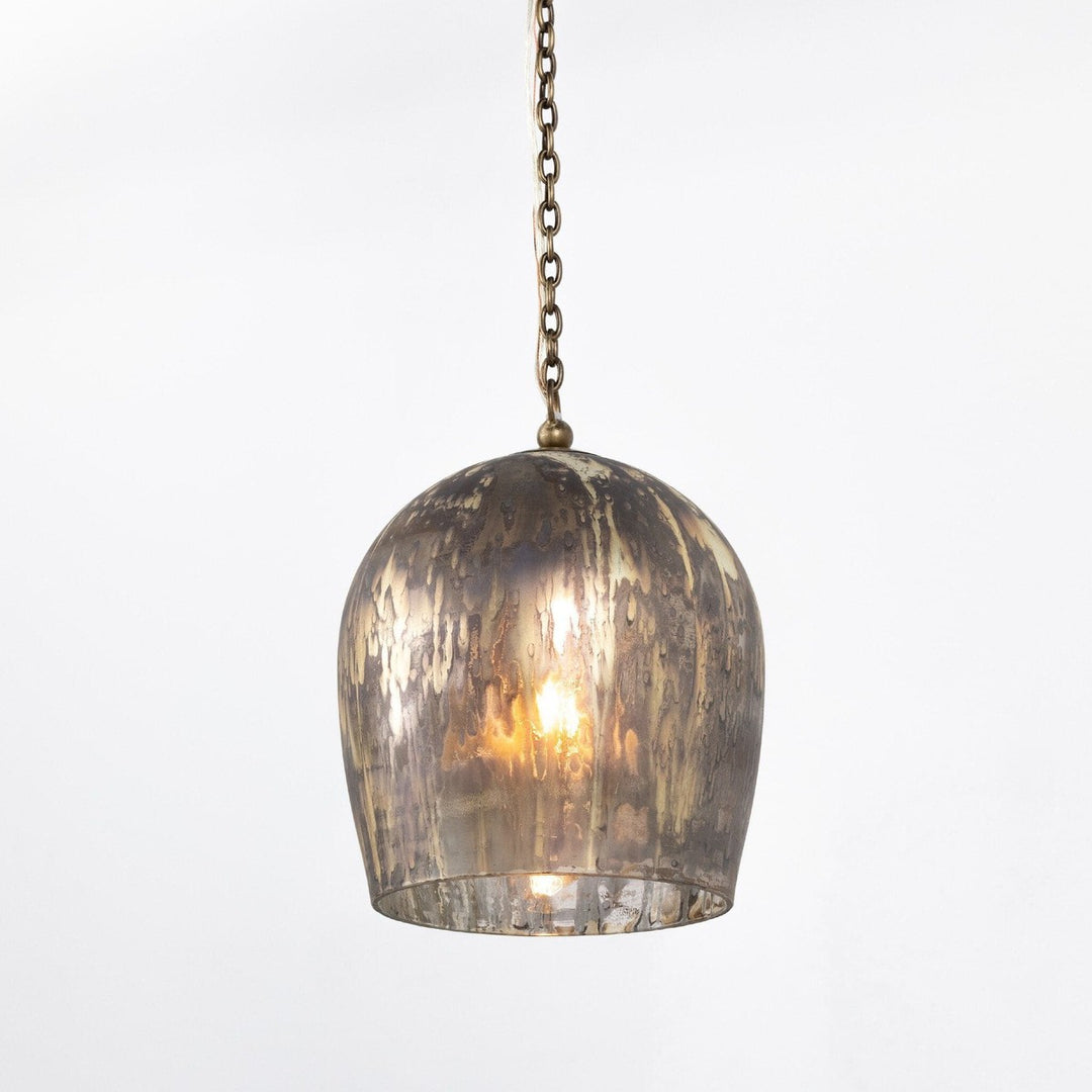 Leighton Pendant - Distressed Mercury Glass - Set of 2