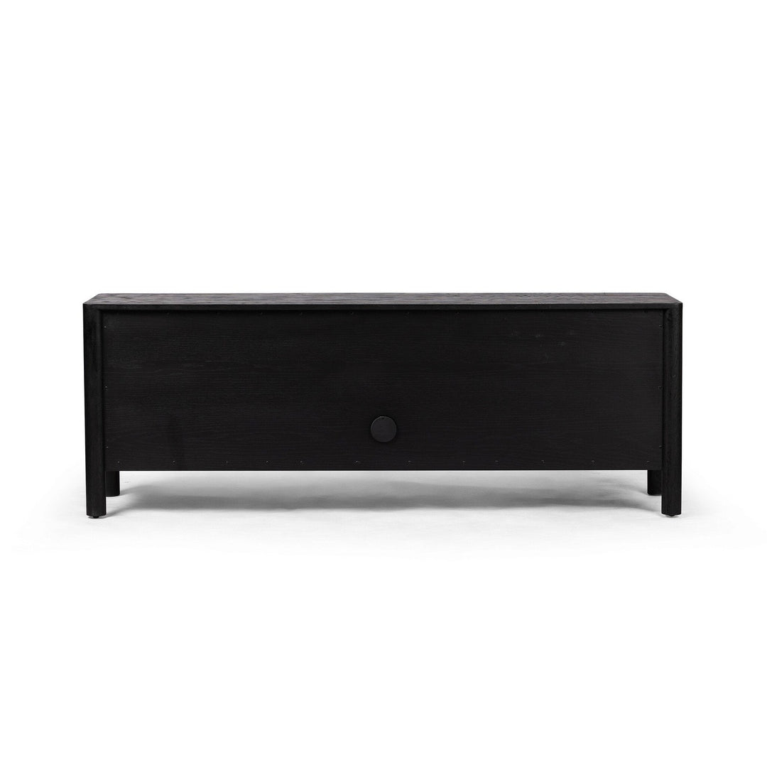 Harper Media Console - Brushed Ebony Oak