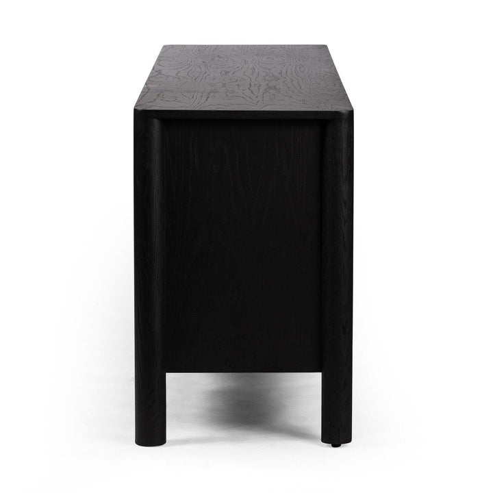 Harper Media Console - Brushed Ebony Oak