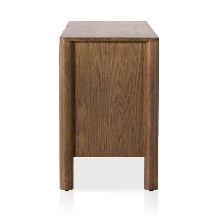 Harper Media Console - Tan Oak