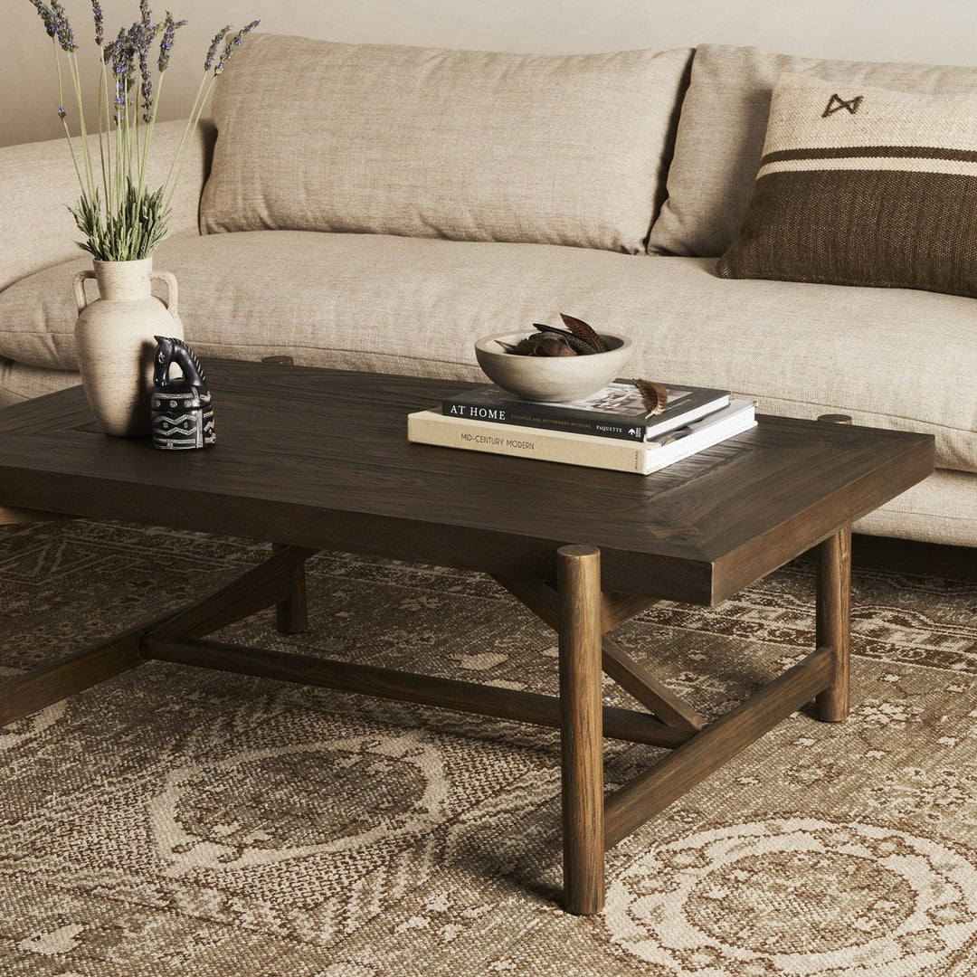 Harper Coffee Table - Sienna Brown Pine