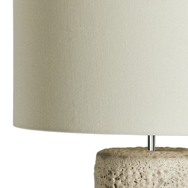 Ozer Table Lamp - Reactive White Glaze-Four Hands-FH-235066-001-Table Lamps-4-France and Son