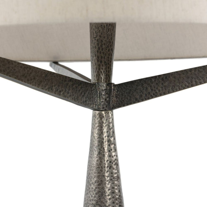 Ziggy Floor Lamp - Hammered Smoked Nickel