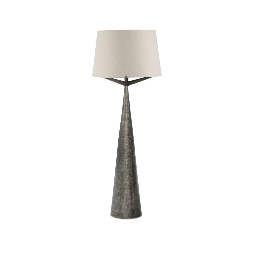 Floor Lamps Ziggy Floor Lamp - Hammered Smoked Nickel