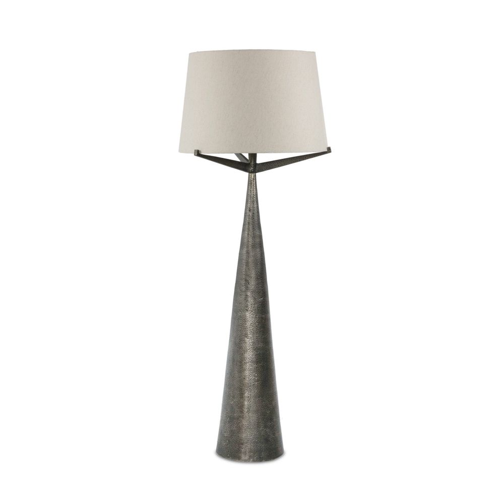Floor Lamps Ziggy Floor Lamp - Hammered Smoked Nickel