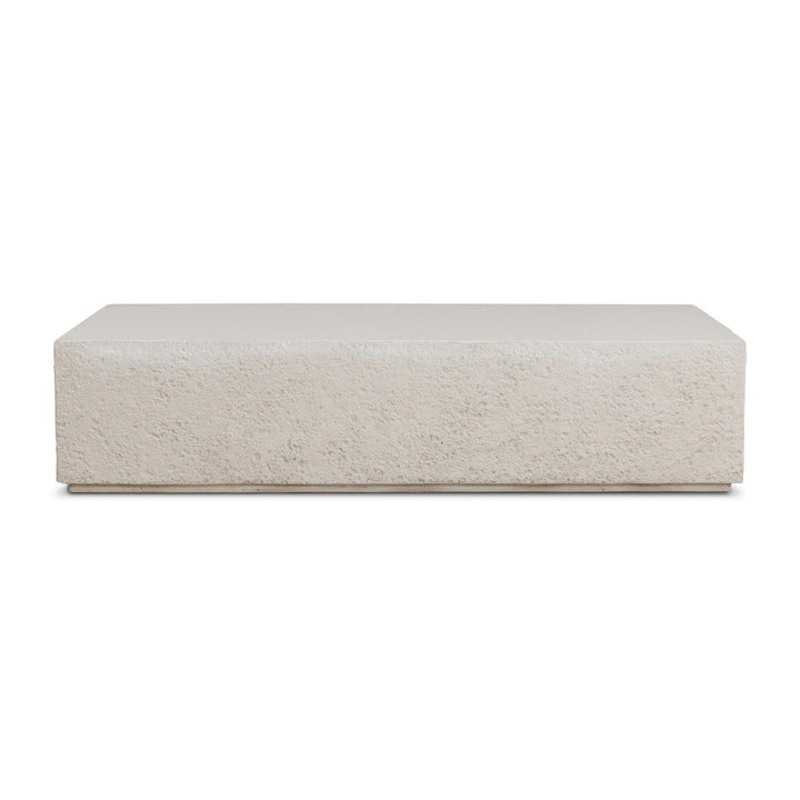 Weston Rectangular Outdoor Coffee Table - Matte Stone