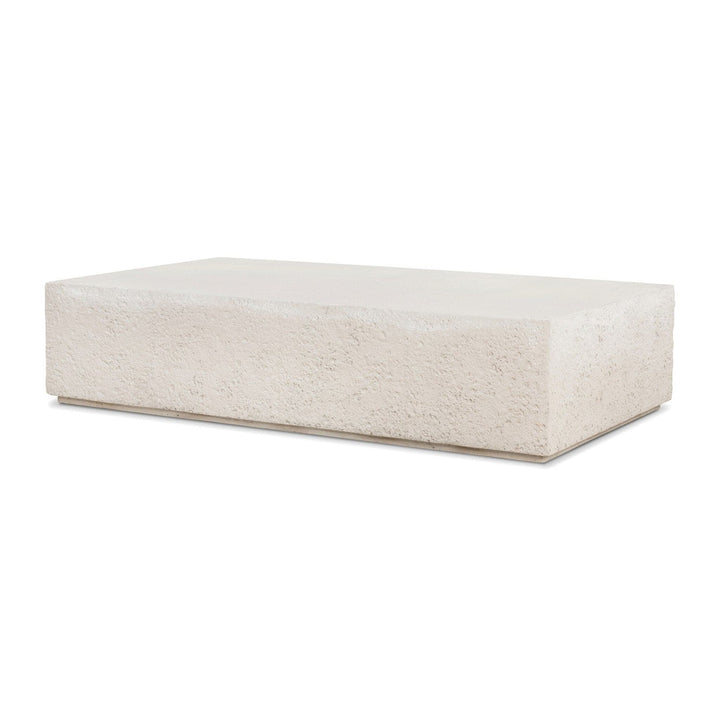 Weston Rectangular Outdoor Coffee Table - Matte Stone