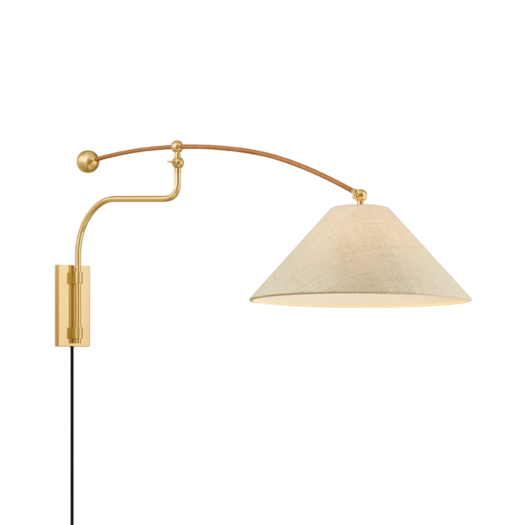 Sylva Wall Sconce - Aged Brass