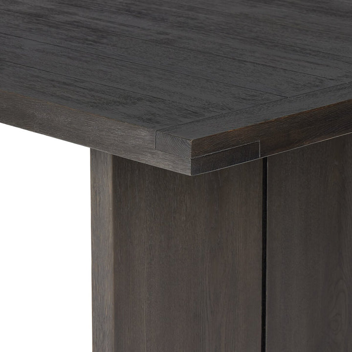 Harvey Dining Table - Worn Black Oak