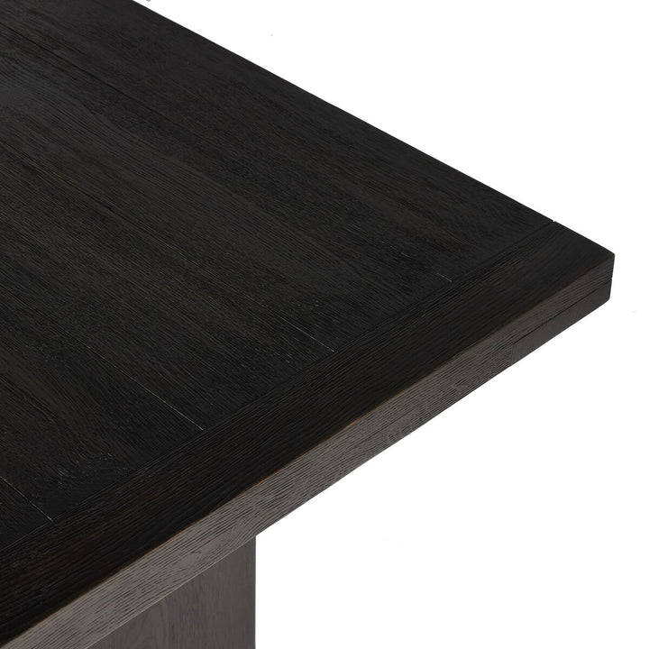 Harvey Dining Table - Worn Black Oak