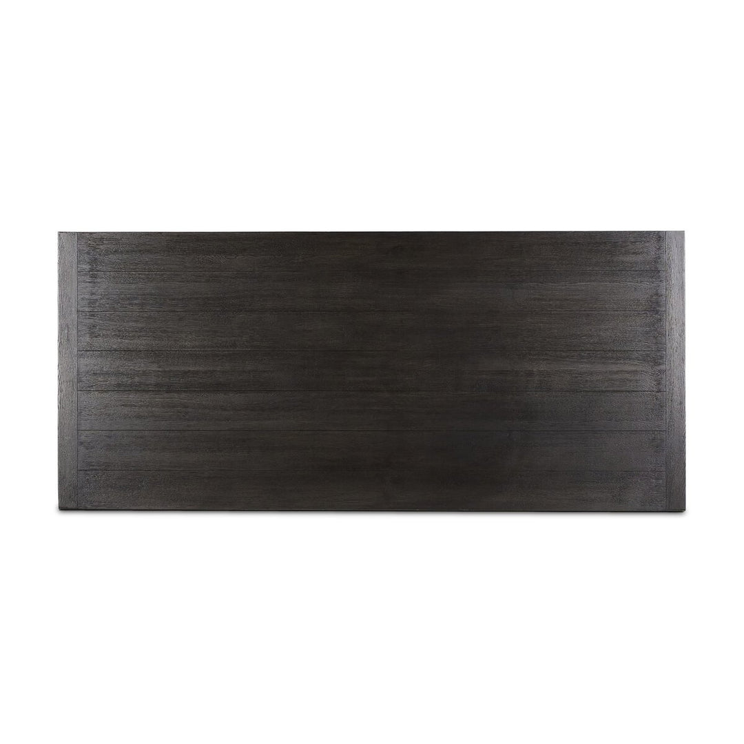 Harvey Dining Table - Worn Black Oak