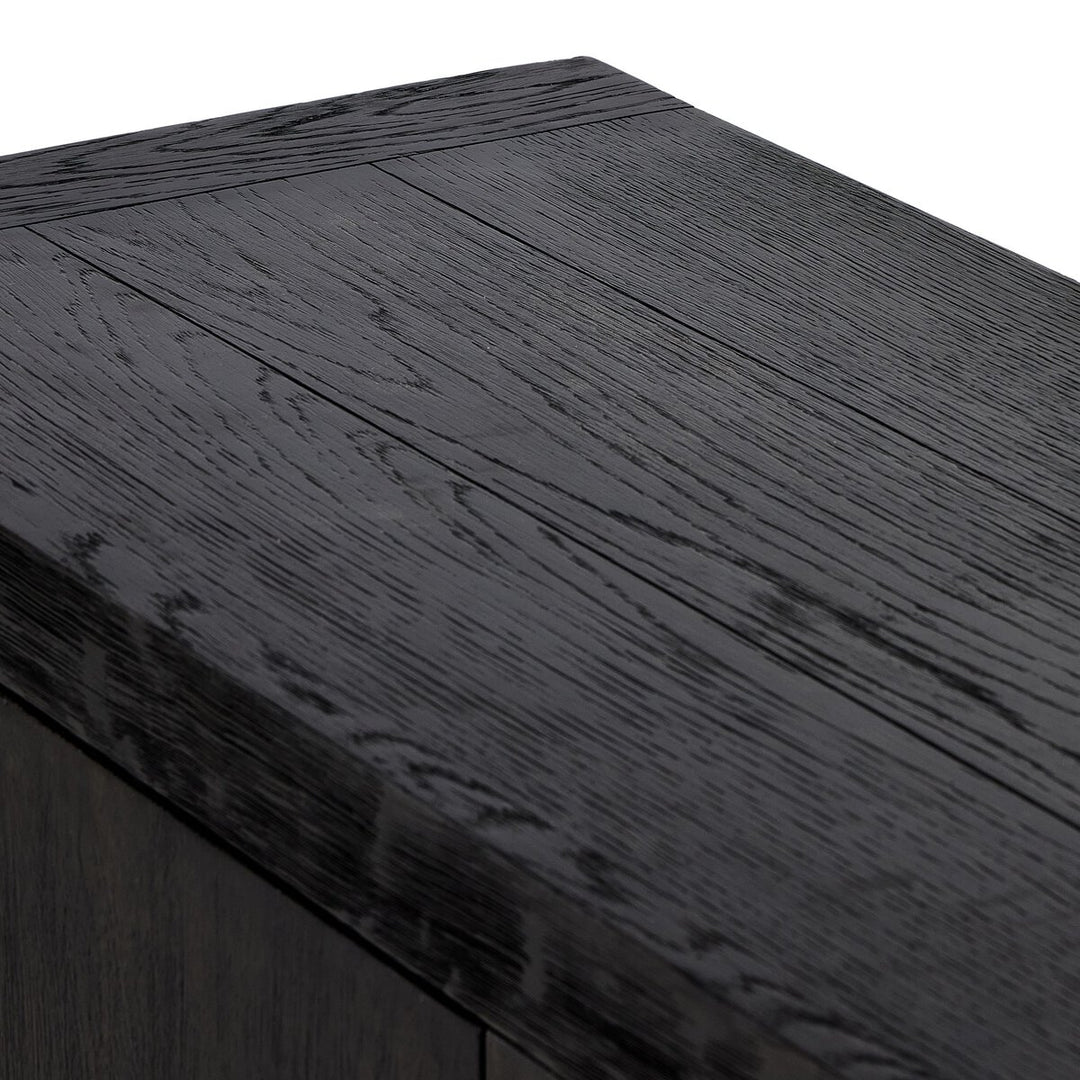 Harvey Sideboard - Worn Black Veneer