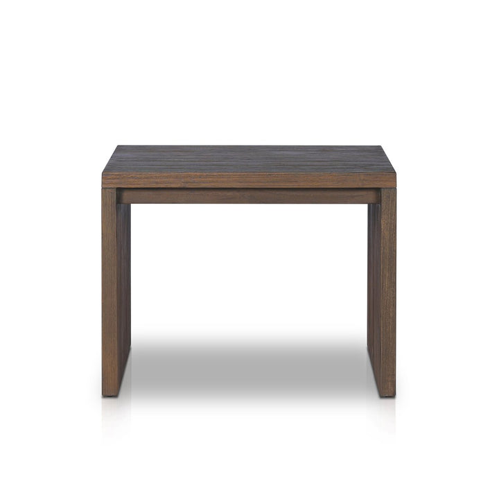 Salinas Outdoor End Table - Stained Heritage Brown