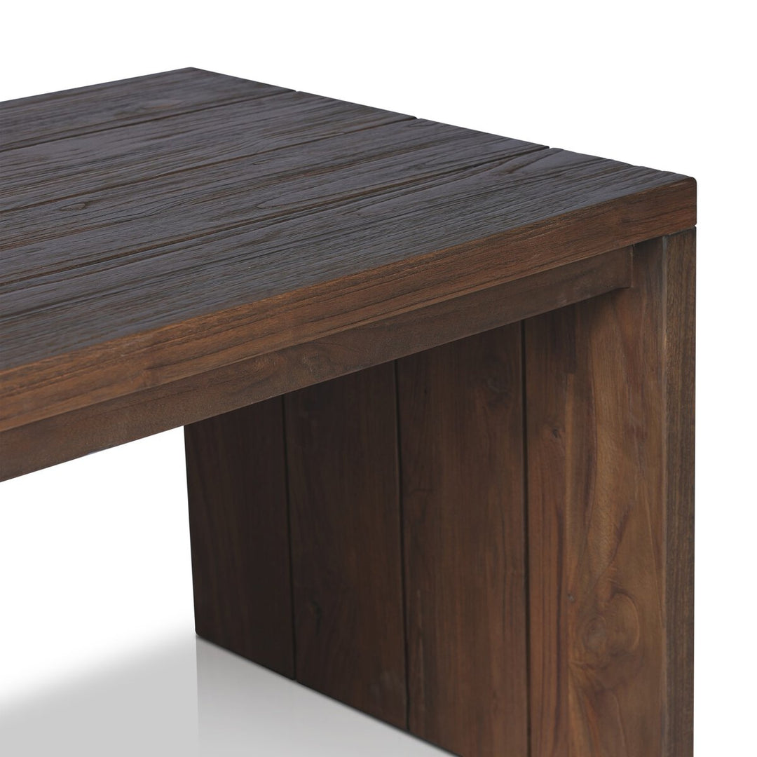 Salinas Outdoor End Table - Stained Heritage Brown