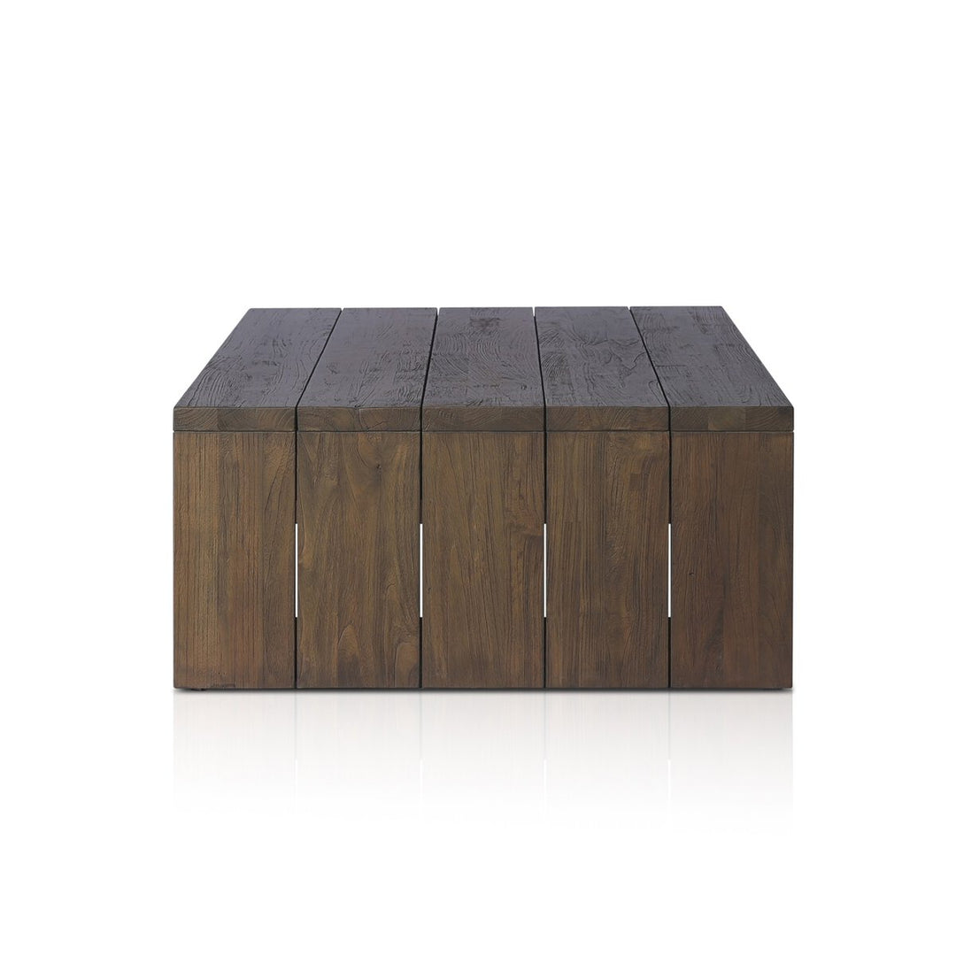 Salinas Outdoor Coffee Table - Stained Heritage Brown