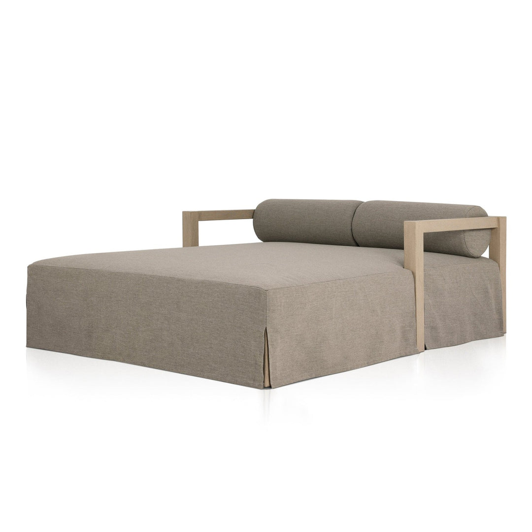 Laskin Outdoor Daybed - Washed Brown