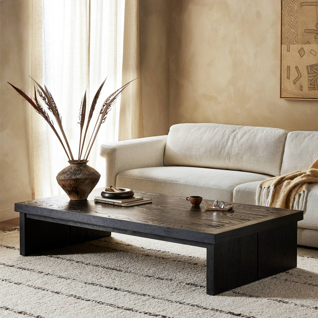 Harvey Coffee Table - Worn Black Veneer