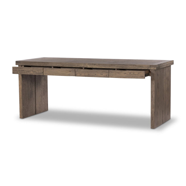 Harvey Desk - Worn Oak Veneer