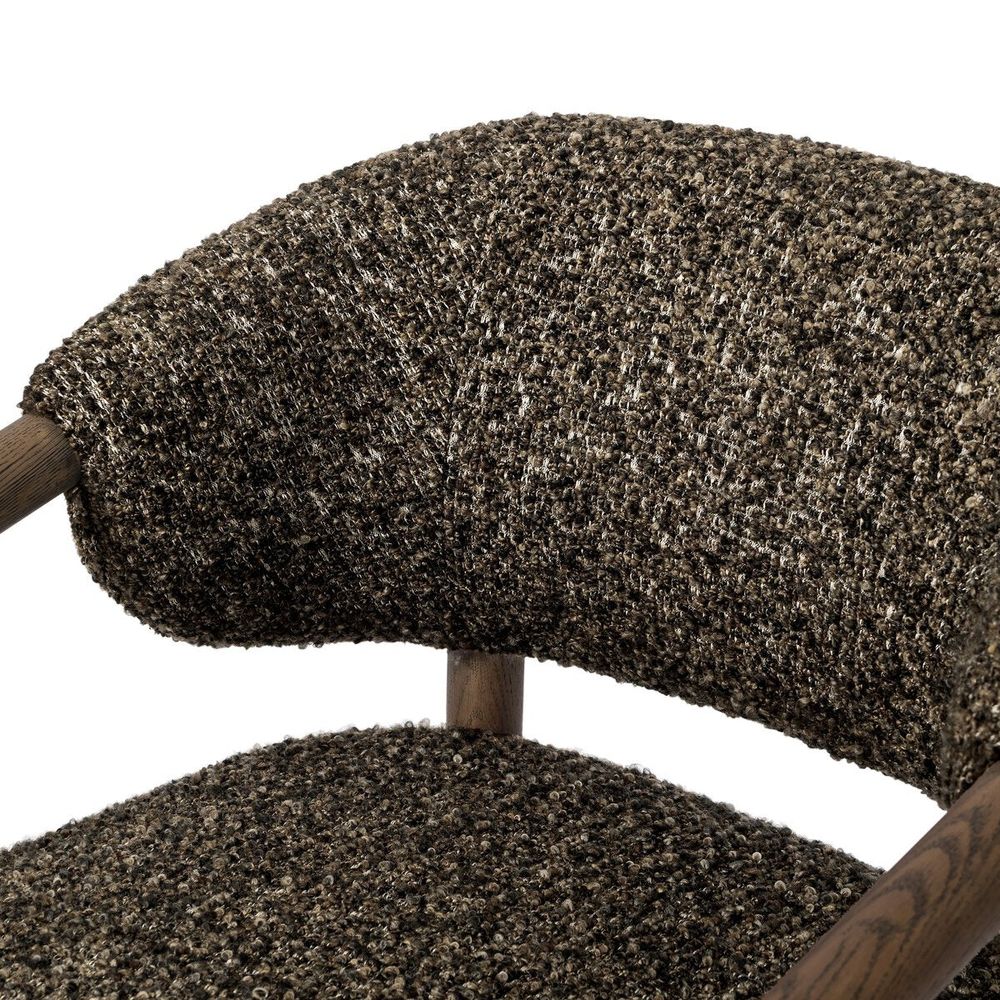 Brodie Chair: Ivan Granite - Almond Oak